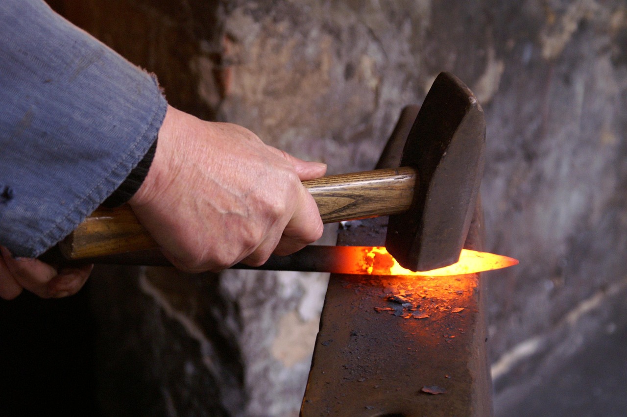 Forge de couteau artisanal